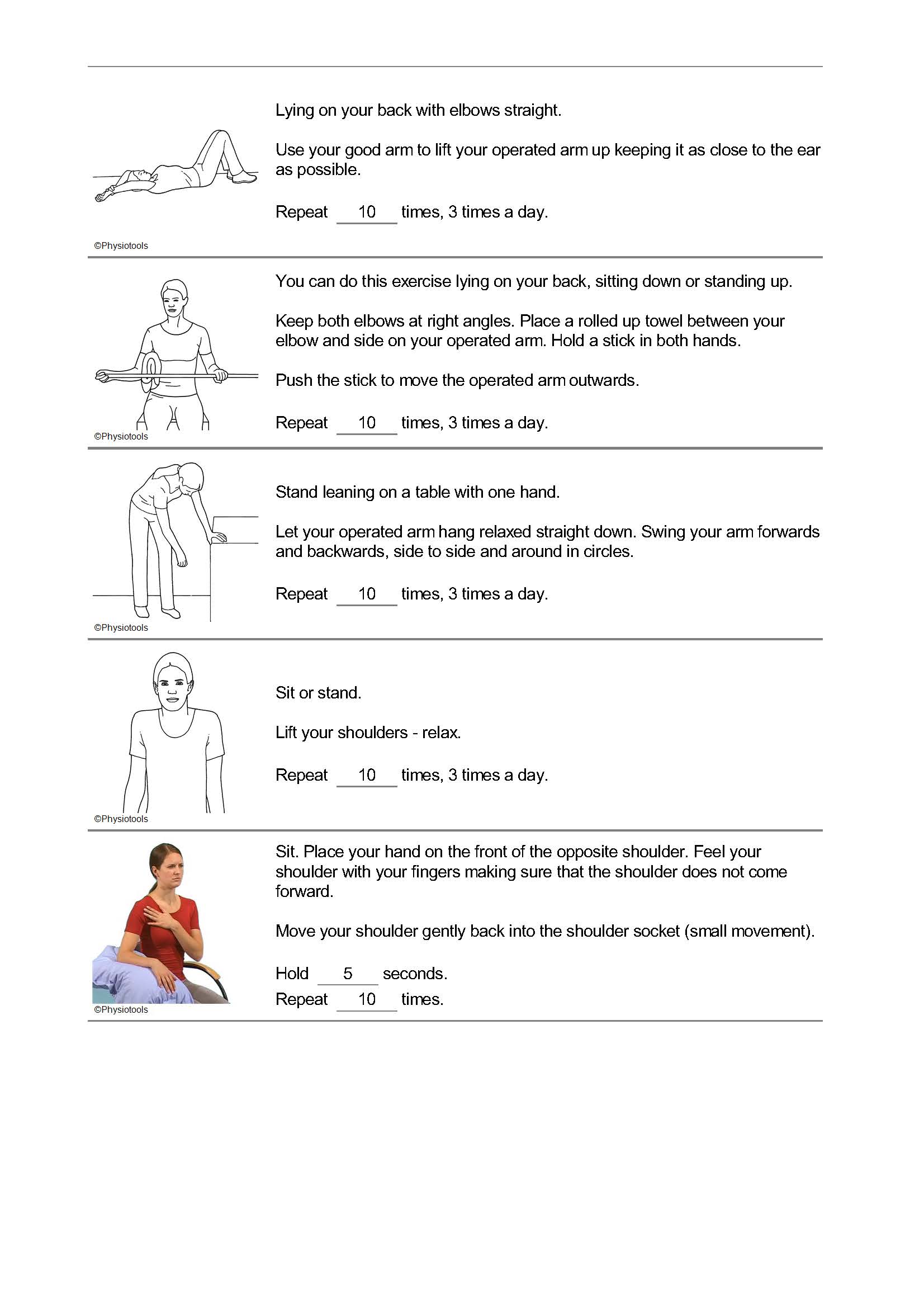 Royal Orthopaedic Hospital Subacromial Decompression Sad